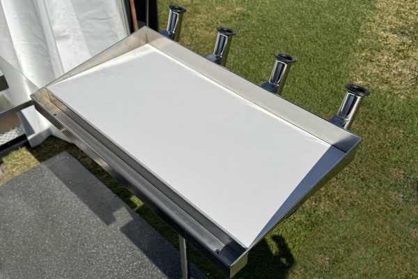 Barracuda Bait Board-Front Gutter-Top View