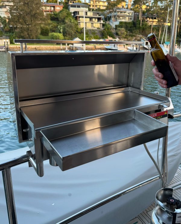 Clamp On Rail Mounts - Removable Mount for Boats - Deluxe Gas Portable BBQ