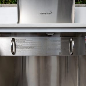 Infinity Grill Gas BBQ - Stainless Fat Draw Cover