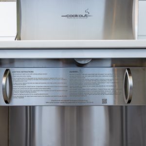 Infinity Grill Gas BBQ - Stainless Steel Fat Draw Cover