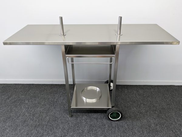 Australian Stainless BBQ Trolley with tea towel rail