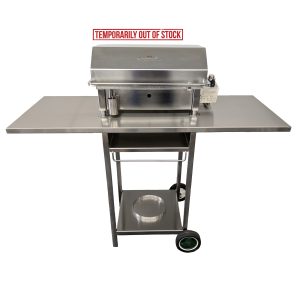 BBQ Trolley with Stainless Frame