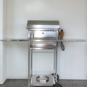 Stainless Steel BBQ Trolley with wheels
