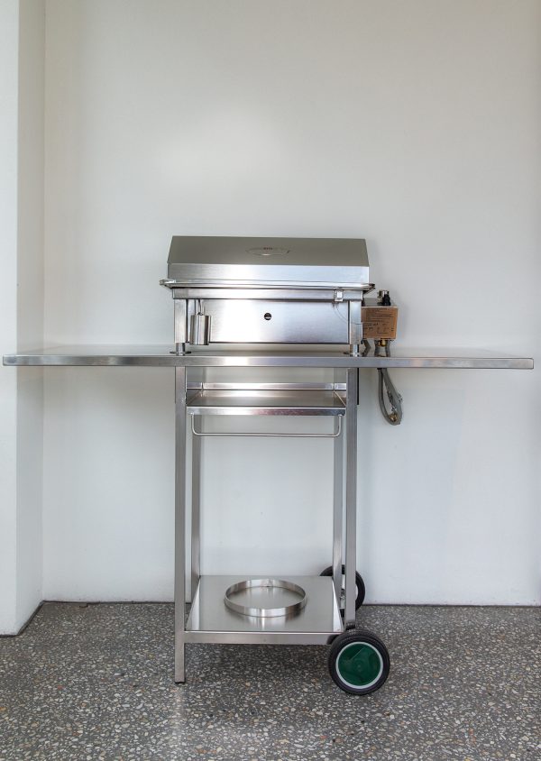 Stainless Steel BBQ Trolley with wheels