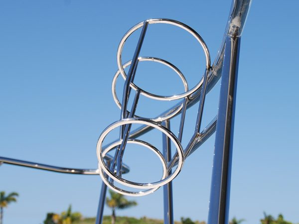 Stainless steel fender baskets australian made
