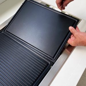 Epicure Electric Built-In BBQ, Interchangeable Removable Plates