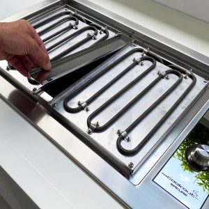 Epicure Electric Built-In BBQ, Removable Fat Gutter