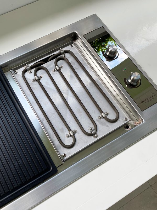 Epicure Electric Built-In BBQ, Removable Plates