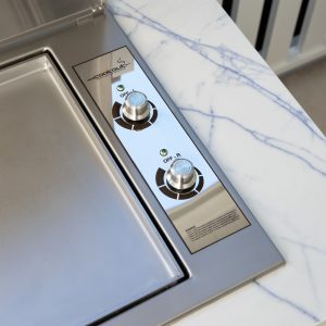 Infinity Electric Teppanyaki BBQ - Stainless Control Knobs