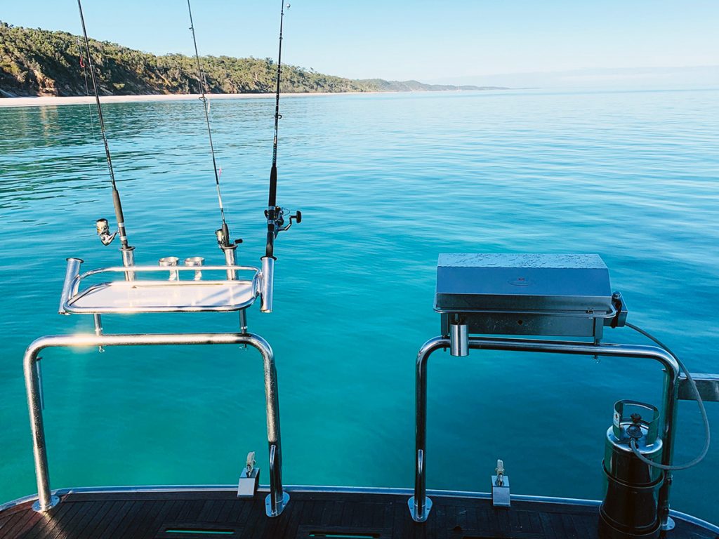 Best Australian Made Boat BBQ and Bait Board Combo