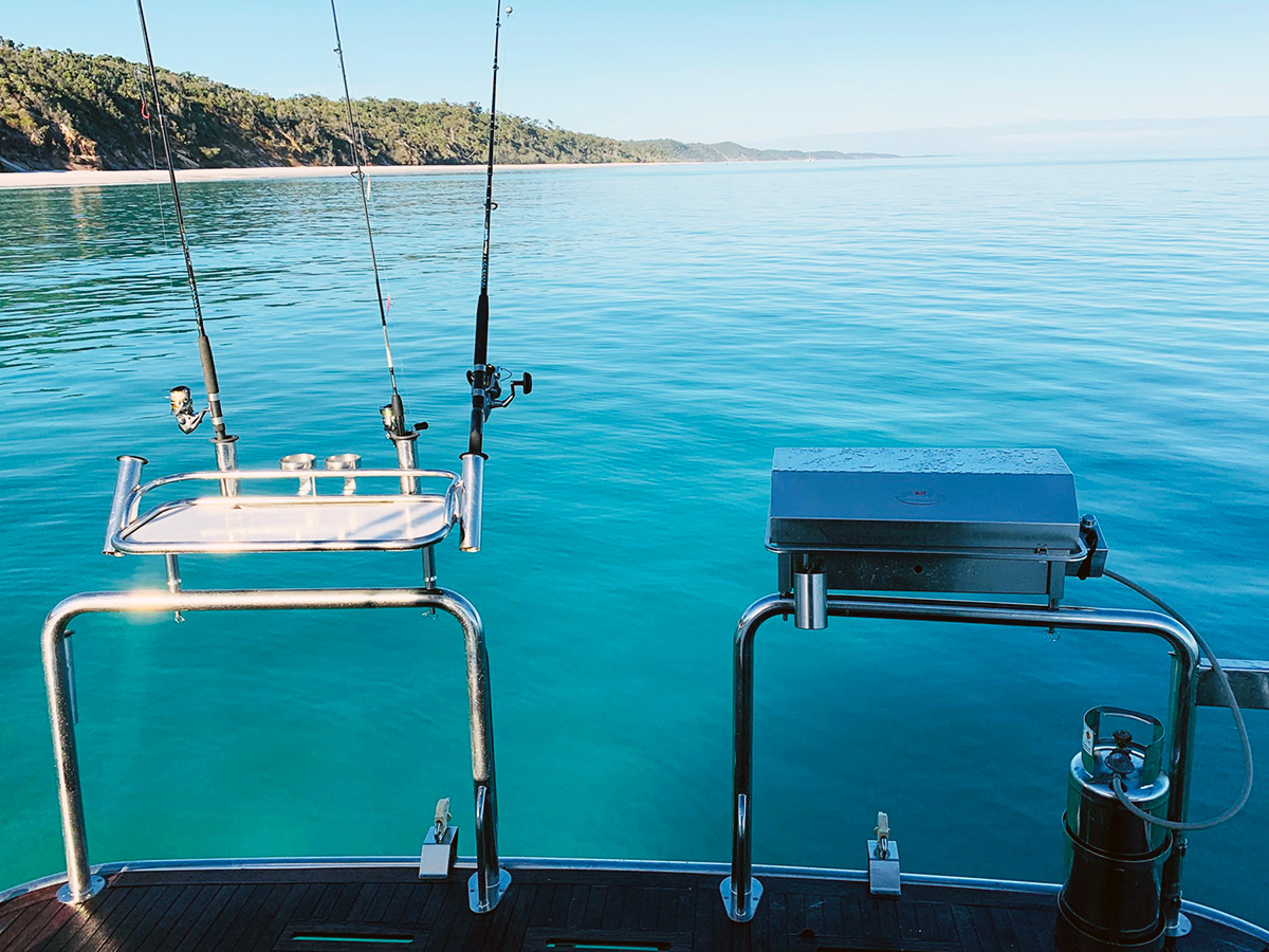 Best Australian Made Boat BBQ and Bait Board Combo