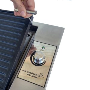 Eclipse BBQ reversible cooking grill plate