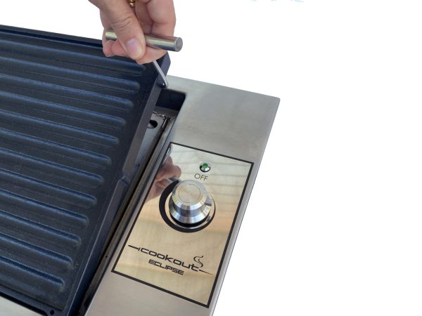 Eclipse BBQ reversible cooking grill plate