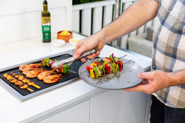 Australian made builtin reversible Eclipse BBQ