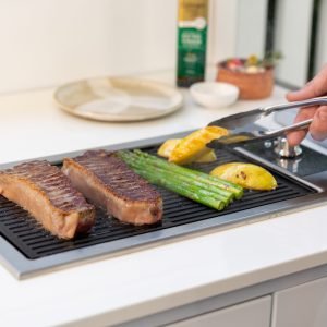 Australian built in reversible Eclipse BBQ