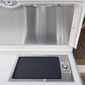 Electric barbecue grills for boats