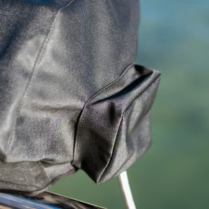 Portable BBQ Cover-Black close up control box