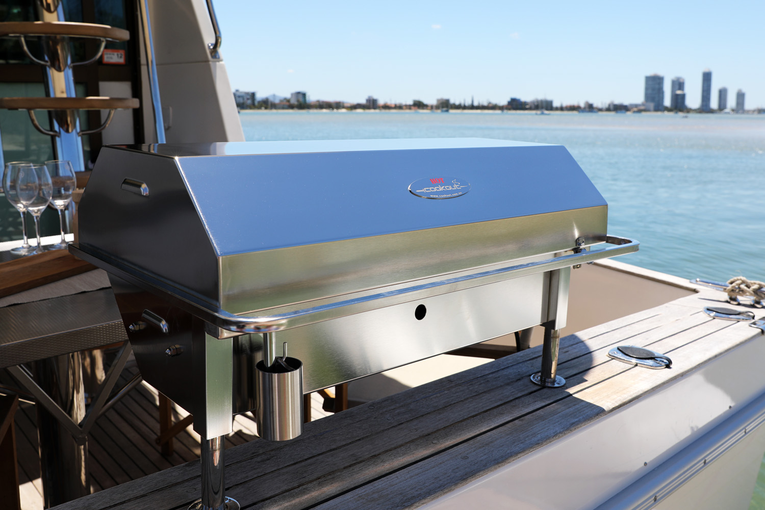 Portable electric boat BBQ Australia