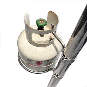 Gas Bottle Holder - In Use Small Gas Bottle - Swap N Go