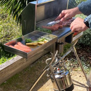 BBQ Utensil Tray - Side Mounted - Portable BBQ Australian made