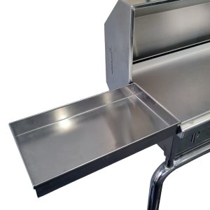 BBQ Utensil Tray - Side Mounted | Stainless