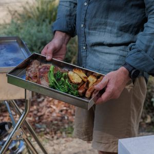 BBQ Utensil Tray - Side - Serving Tray - Australian made