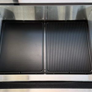 Epicure Pro Electric BBQ-Front-Wind & Splatter Guard