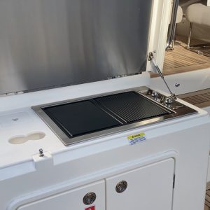 Epicure Pro Electric BBQ-Installed Back Riviera Boat