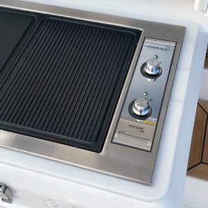 Epicure Pro Electric BBQ-Installed Transom Riviera Boat