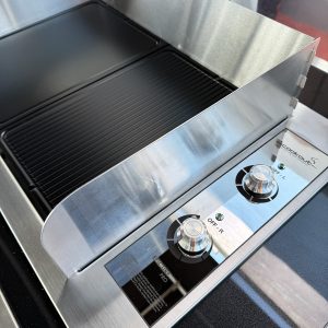 Epicure Pro Electric BBQ-Wind & Splatter Guard