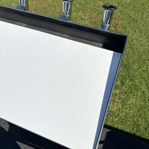 Barracuda Bait Board-Back Gutter-Stainless Gutter