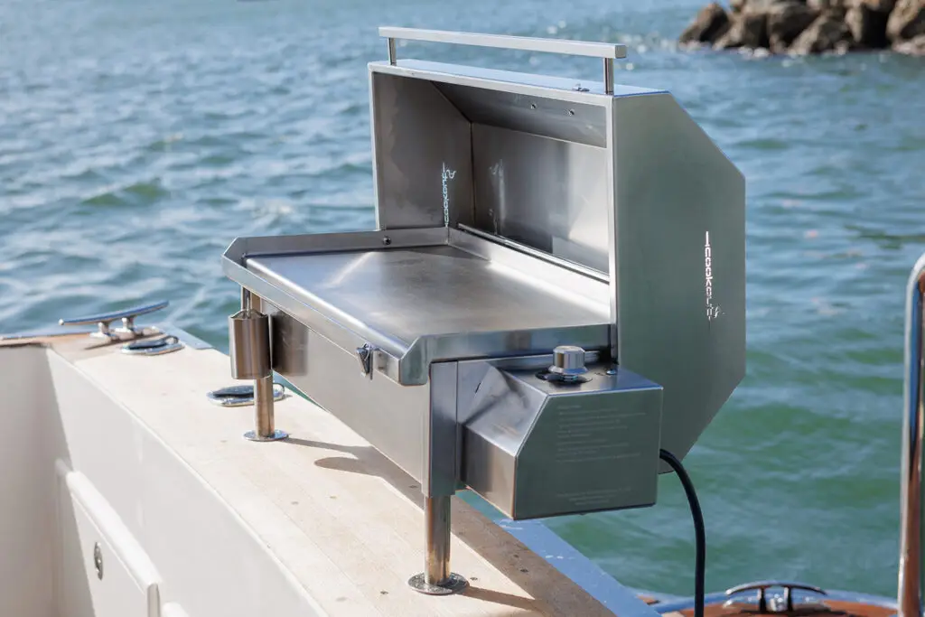 Deluxe Electric Portable BBQ-Stainless Boat BBQ