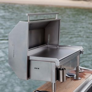 Classic Electric Portable BBQ-Boat BBQ Side View
