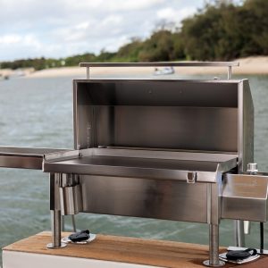Classic Electric Portable BBQ-Boat BBQ with Removable Pins