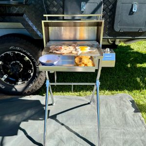 Classic Electric Portable BBQ-Camper Trailer Cooking