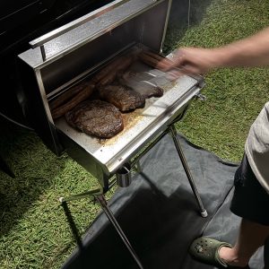 Classic Electric Portable BBQ-Perfect Steak while Caravaning