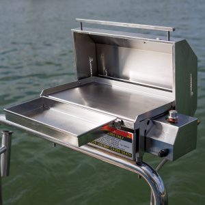 Classic Gas Portable BBQ-Boat BBQ with Utensil Tray
