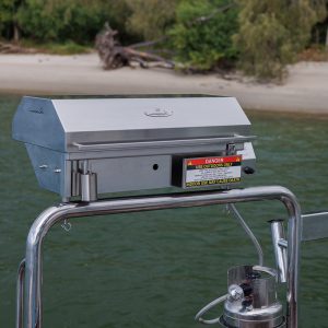 Deluxe Gas Portable BBQ-Boat Stern Rail