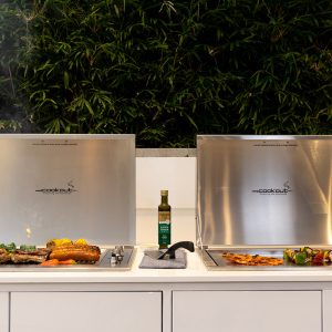 Infinity Teppanyaki 600 & Infinity Grill Gas BBQ - Side by Side