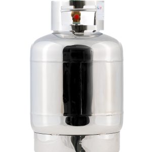 Stainless Steel Gas Bottle-10kg-Front