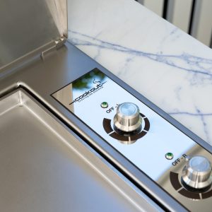 Infinity Electric Teppanyaki BBQ-Mirror Polished Control Panel